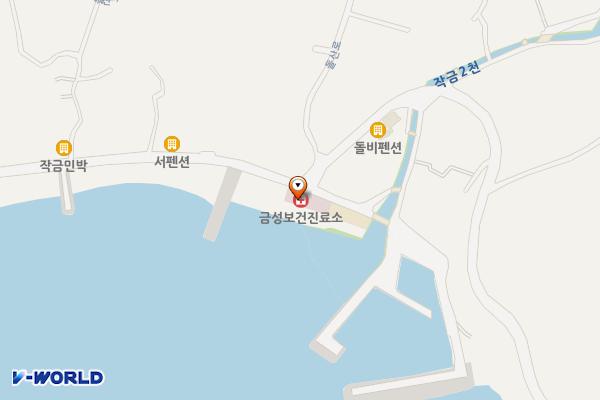 금성보건진료소 위치 지도 — 전남광주통합특별시 여수시 돌산읍 돌산로 617-2 (금성리)