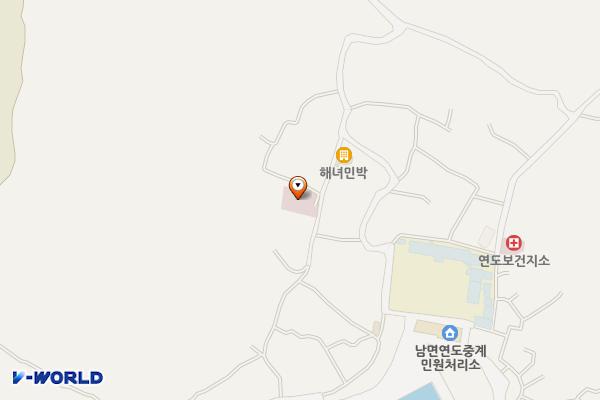 연도보건지소 위치 지도 — 전남광주통합특별시 여수시 남면 연도서부안길 17 (연도리, 연도보건지소)