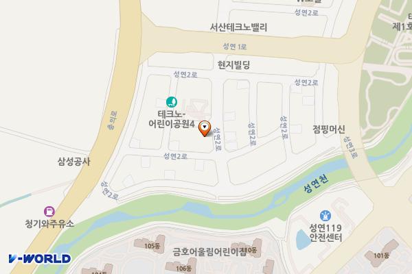오사리임시공영2주차장 위치 지도 — 충청남도 서산시 성연면 오사리 1699