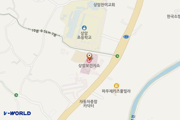 상암보건지소 위치 지도 — 전남광주통합특별시 여수시 상암3길 9 (상암동, 상암보건지소)