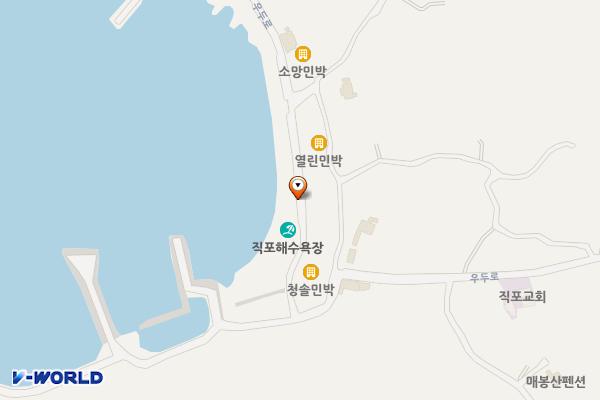 직포항화장실 위치 지도 — 전남광주통합특별시 여수시 남면 두모리 945-17