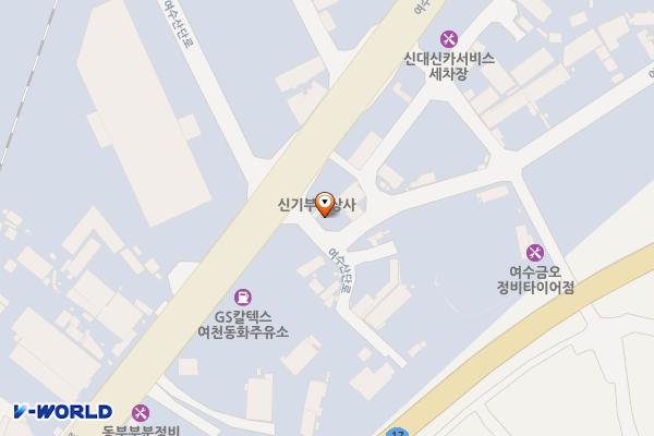 여수삼일동우체국 위치 지도 — 전남광주통합특별시 여수시 여수산단로 274-5