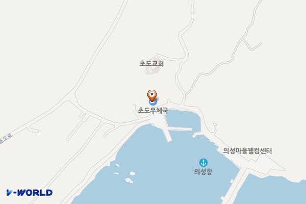 초도우체국 위치 지도 — 전남광주통합특별시 여수시 삼산면 의성길24