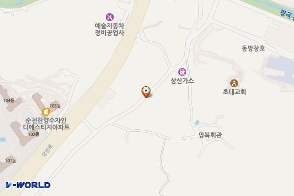 업동호수공원 위치 지도 — 전남광주통합특별시 순천시 용당동 47-4