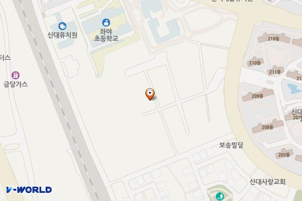 신대생태회랑2 위치 지도 — 전남광주통합특별시 순천시 해룡면 신대리 2040