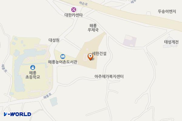 해룡면사무소 화장실 위치 지도 — 전남광주통합특별시 순천시 해룡면 해룡로 1128-10, 해룡면행정복지센터