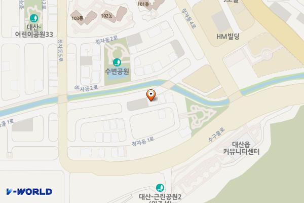 대산라온빌옆임시공영주차장 위치 지도 — 충청남도 서산시 대산읍 대산리 1729
