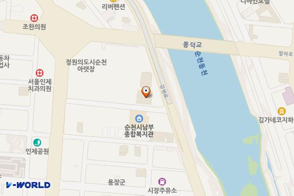 아랫장내 화장실 위치 지도 — 전남광주통합특별시 순천시 장평로 60 (풍덕동)