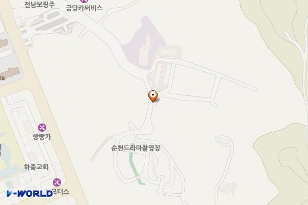 드라마촬영장 주차장 화장실 위치 지도 — 전남광주통합특별시 순천시 비례골길 24