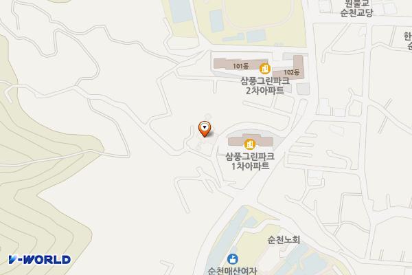 순천 기독교역사박물관 위치 지도 — 전남광주통합특별시 순천시 매산길 61