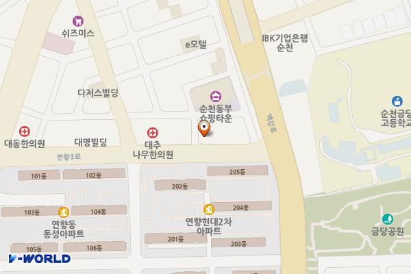 순천원예농협 연향지점 화장실 위치 지도 — 전남광주통합특별시 순천시 연향3로 47, 순천광양축협 (연향동)