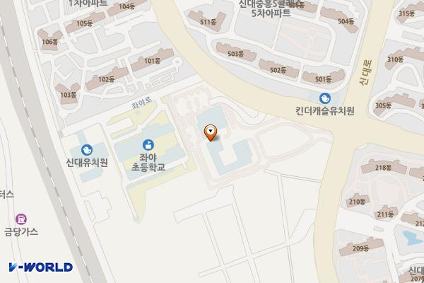 순천시립신대도서관 화장실 위치 지도 — 전남광주통합특별시 순천시 해룡면 좌야로 71