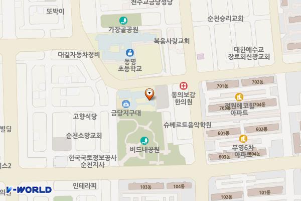 순천기적의도서관 화장실 위치 지도 — 전남광주통합특별시 순천시 기적의도서관길 60