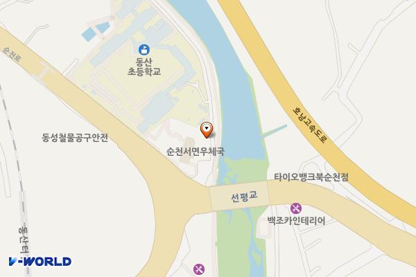 선평삼거리 화장실 위치 지도 — 전남광주통합특별시 서면 북차길 98-34