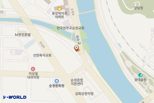 이수교 옆 화장실 위치 지도 — 전남광주통합특별시 순천시 동천서쪽자전거길 402