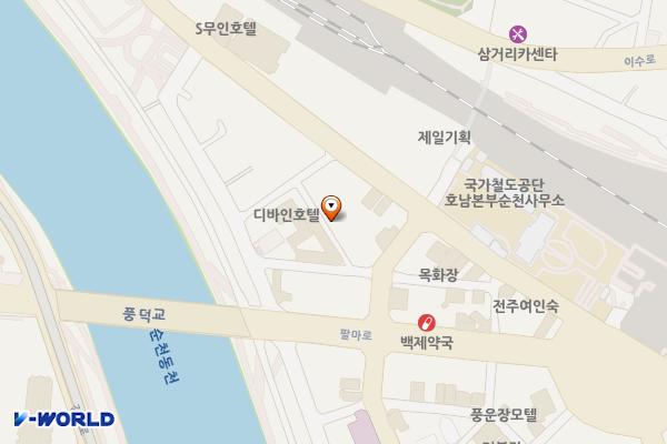 순천조곡동우체국 화장실 위치 지도 — 전남광주통합특별시 순천시 역전길 43, 순천조곡동우체국 (조곡동)