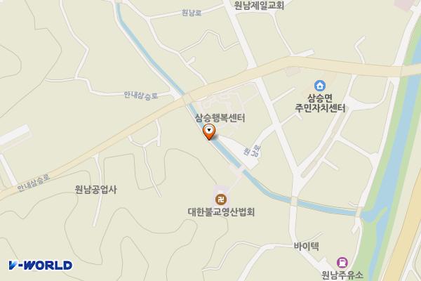 남보은농협 근처 위치 지도 — 충청북도 보은군 삼승면 원남리 201-11