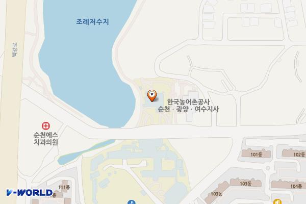 순천시립조례호수도서관 화장실 위치 지도 — 전남광주통합특별시 순천시 조례2길 31