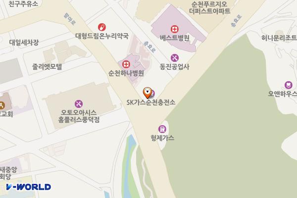 순천가스충전소 화장실 위치 지도 — 전남광주통합특별시 순천시 팔마로 223