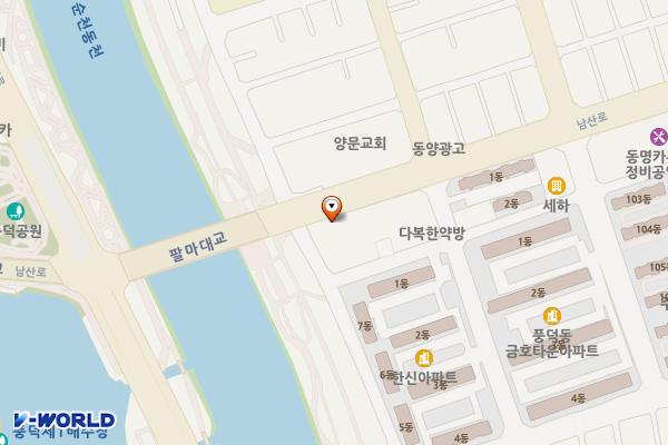 풍덕 한신아파트 옆 화장실 위치 지도 — 전남광주통합특별시 순천시 하풍길 167
