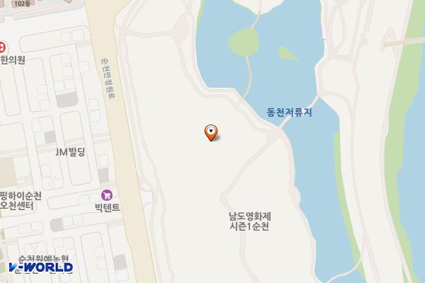 오천광장 오천언덕 화장실 위치 지도 — 전남광주통합특별시 순천시 오천동 701-1