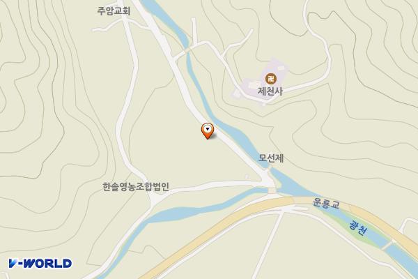 용오름계곡화장실 위치 지도 — 전남광주통합특별시 순천시 주암면 운룡용두길 13