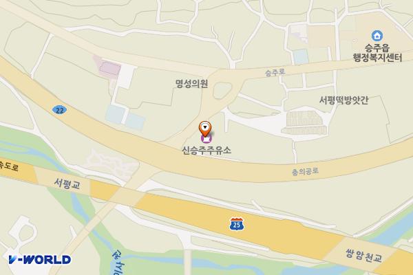 신승주주유소 화장실 위치 지도 — 전남광주통합특별시 순천시 승주읍 선암사길 7(승주읍)
