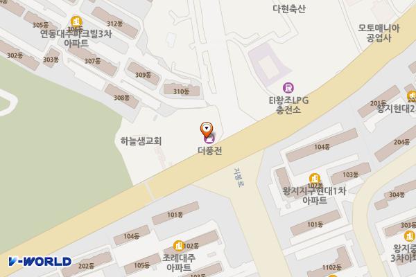 (주)대형오일개발(풍전주유소) 화장실 위치 지도 — 전남광주통합특별시 순천시 순광로 81(조례동)