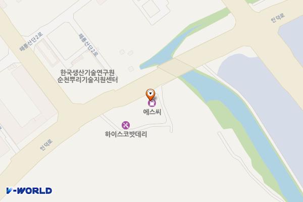 해영주유소SK셀프 화장실 위치 지도 — 전남광주통합특별시 순천시 해룡면 인덕로 114, 해영주유소SK셀프
