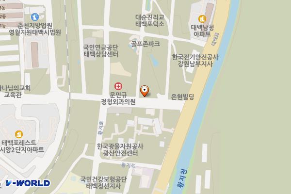 중앙공업사옆 위치 지도 — 강원특별자치도 태백시 문화로2길 6