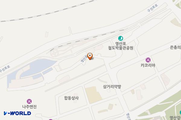 철도공원관리사무소 화장실 위치 지도 — 전남광주통합특별시 나주시 삼영동 174-13