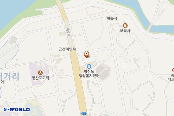 나주시 노인복지관 위치 지도 — 전남광주통합특별시 나주시 예향로 3874(영산동)