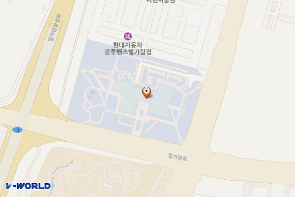 한국농촌경제연구원 청사 1층 로비 위치 지도 — 전남광주통합특별시 나주시 빛가람로 601