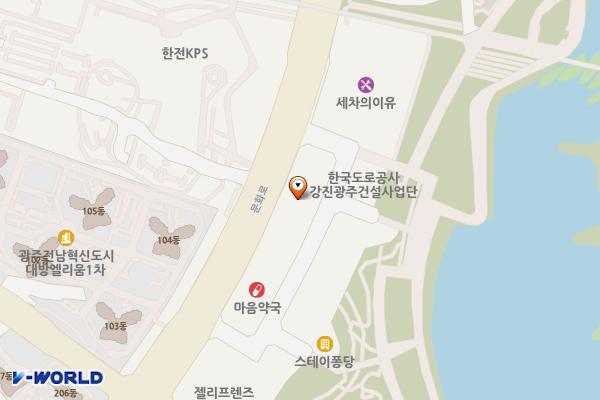 나주혁신도시 하나로프라자 위치 지도 — 전남광주통합특별시 나주시 문화로 204