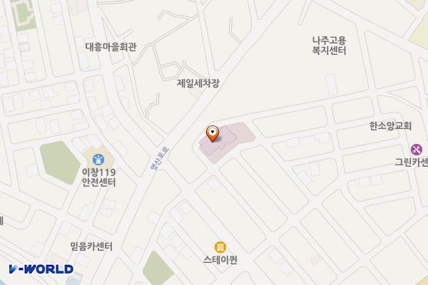 이창동 보건소2동 위치 지도 — 전남광주통합특별시 나주시 풍물시장2길 57-32