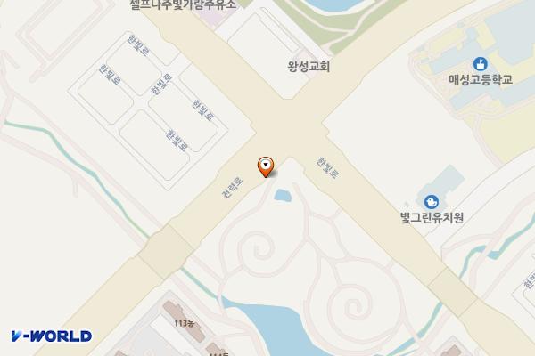 혁신도시 문화공원 2호 (나주언덕) 위치 지도 — 전남광주통합특별시 나주시 전력로 84