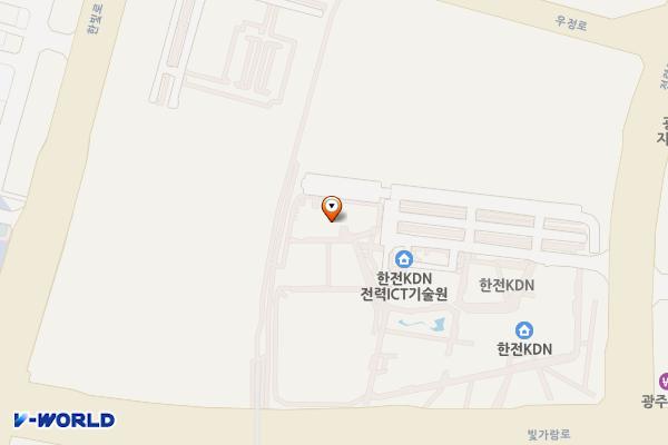 한전KDN 1층(동측) 위치 지도 — 전남광주통합특별시 나주시 빛가람로 661