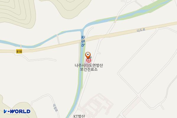 다도방산보건진료소 위치 지도 — 전남광주통합특별시 나주시 다도면 덕림로 8