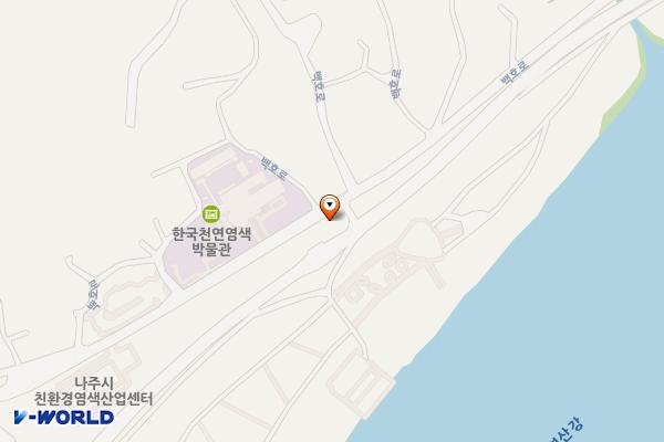 천연염색관공중화장실 위치 지도 — 전남광주통합특별시 나주시 다시면 영산강로 4697