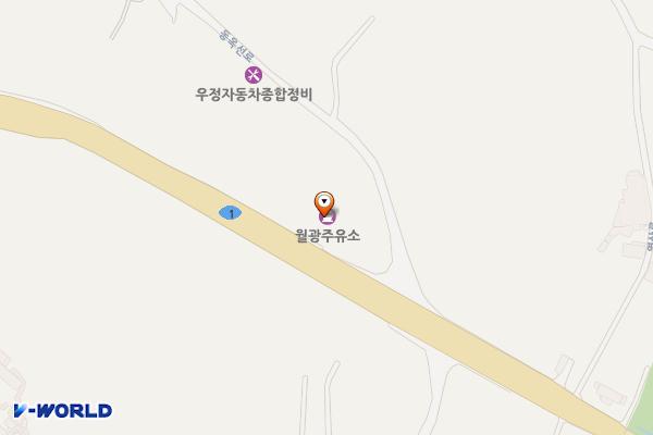 월광주유소 위치 지도 — 전남광주통합특별시 나주시 다시면 영산로 4469 (월태리, 월광주유소)