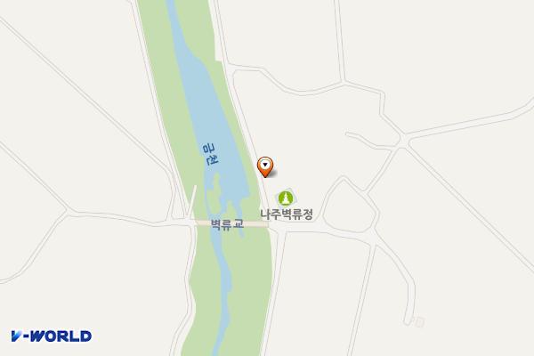 벽류정 공중화장실 위치 지도 — 전남광주통합특별시 나주시 세지면 벽산벽류길 102-1
