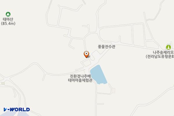 화탑마을 외부화장실 위치 지도 — 전남광주통합특별시 나주시 세지면 화탑길 60-1