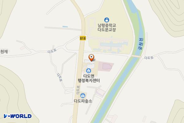 다도면복지회관 위치 지도 — 전남광주통합특별시 나주시 다도면 다도로 759