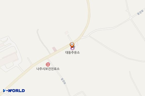 대동주유소 위치 지도 — 전남광주통합특별시 나주시 동강면 동강로 246