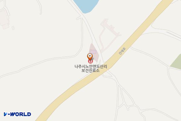 도산보건진료소 위치 지도 — 전남광주통합특별시 나주시 노안면 도산길 3
