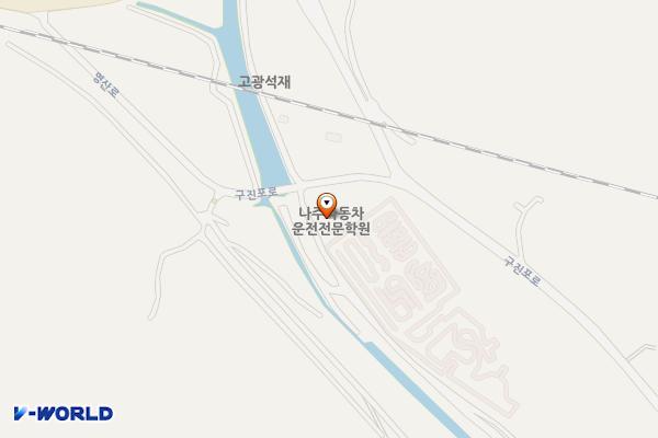 나주운전전문학원 위치 지도 — 전남광주통합특별시 나주시 다시면 구진포로 28 (가운리, 나주자동차운전전문학원)
