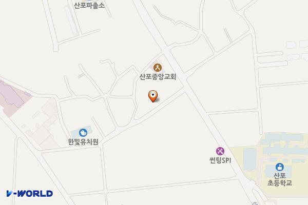 산포농협 위치 지도 — 전남광주통합특별시 나주시 산포면 산포로 421