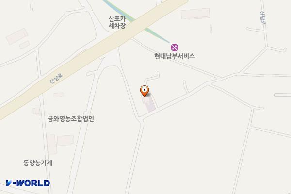 등정교회 위치 지도 — 전남광주통합특별시 나주시 산포면 구등길 19