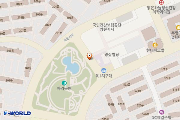 법안정사 위치 지도 — 서울특별시 양천구 목동 907-1