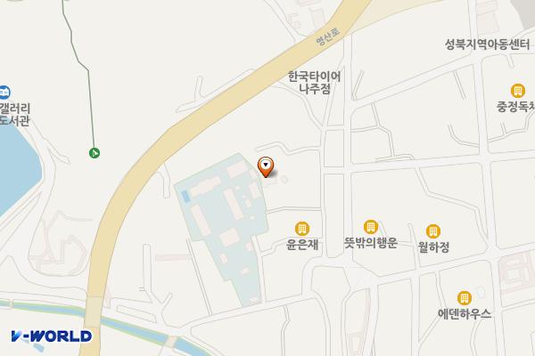 나주향교 학생사 화장실 위치 지도 — 전남광주통합특별시 나주시 향교길36-13
